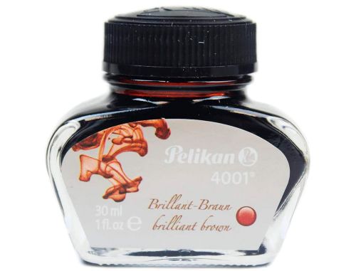 Tinta pelikan 4001 , 30 ml castanho brilhante , Pelikan , 90430 , 4012700311900